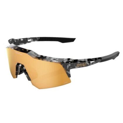 100% Speedcraft XS Money Mike HiPER 24K Gold Mirror Sunglasses