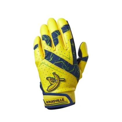 Louisville Slugger Savannah Bananas Youth Genuine V2 Batting Gloves: WB5761501