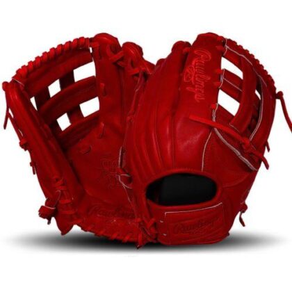 Rawlings Heart of the Hide Scarlet Monochrome 12.75" Outfield Glove