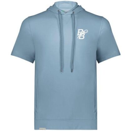 Power Alley Storm Blue Youth Short Sleeve Hoodie