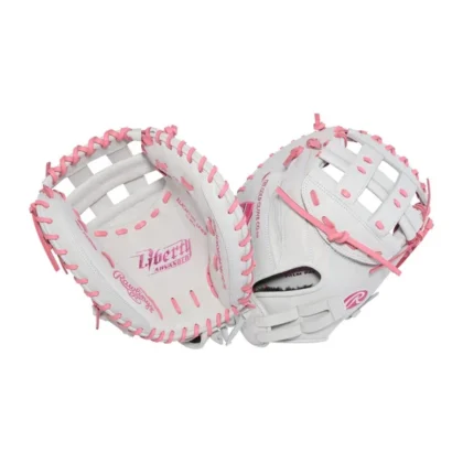 Rawlings Liberty Advanced 33” Fastpitch Softball Catcher’s Mitt: RLACM33FP-24WP