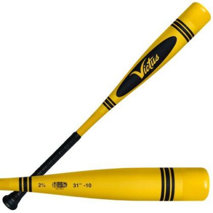 Victus Vibe Yellow Crayon Drop 10 USSSA Baseball Bat: VSBVIB10C-YL