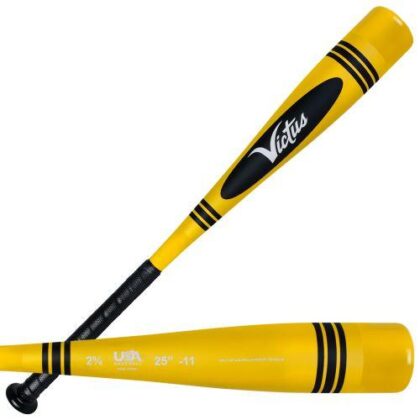 Victus Vibe Yellow Crayon Drop 11 Tee-Ball USA Baseball Bat: VTBVIBC-YL