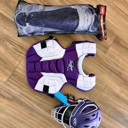 Rawlings catcher gear set age 9-12